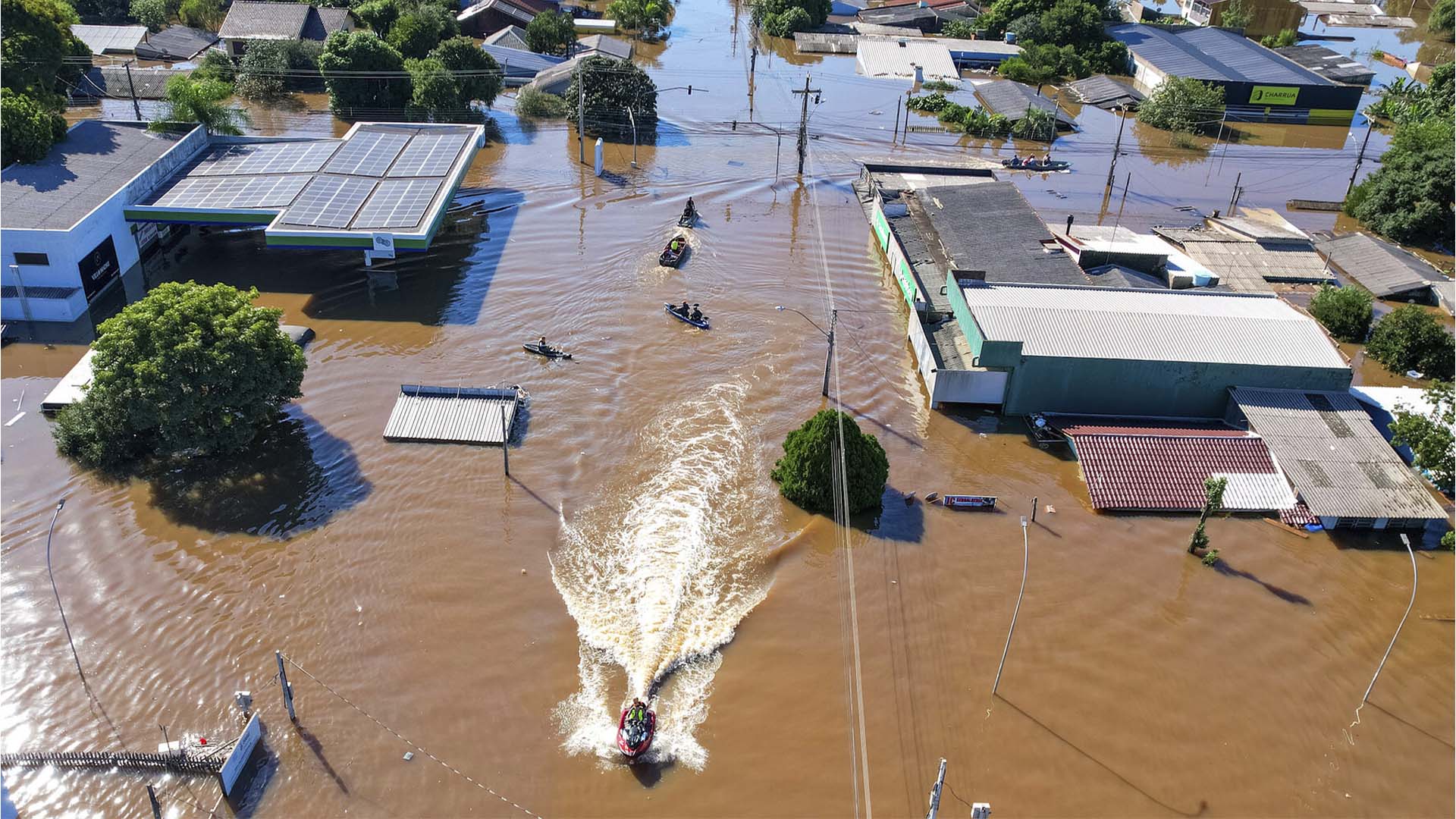 Canoas, cidade fortemente atingida pelas chuvas no Rio Grande do SUl