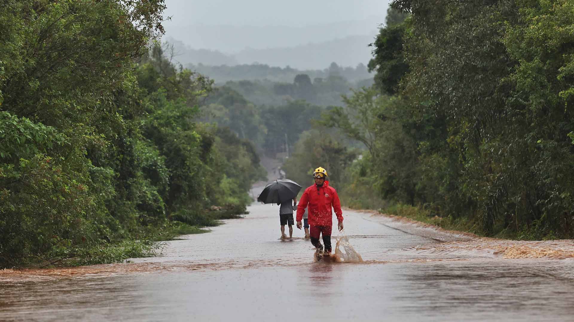 Temporais afetam o Rio Grande do Sul