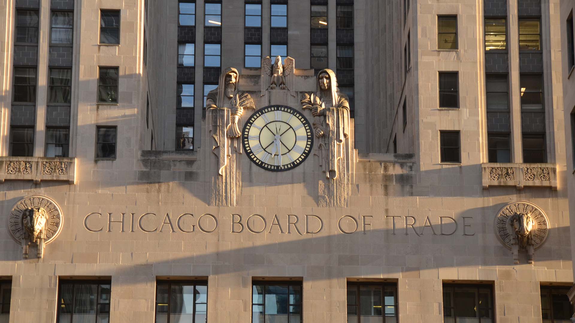 Preços dos grãos na bolsa de Chicago