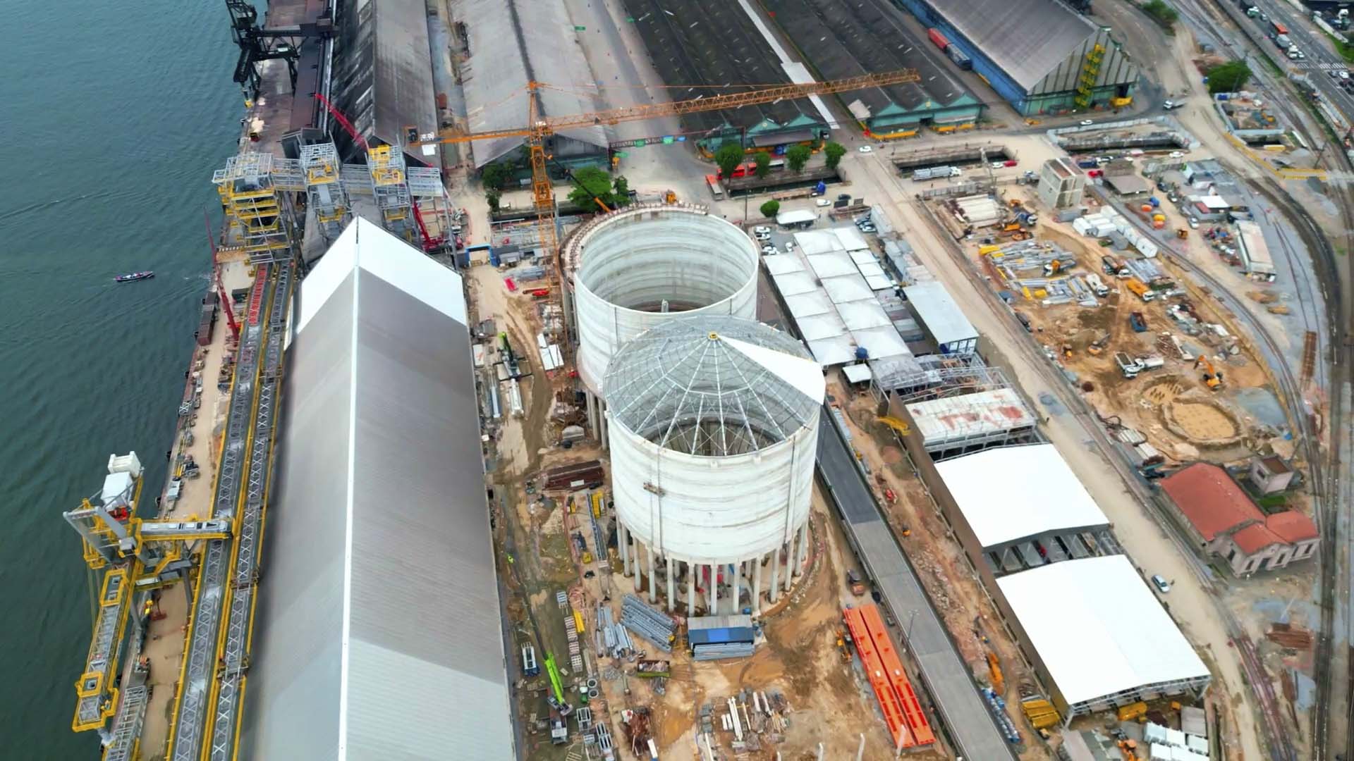 Terminal da Cofco em Santos | Crédito: Divulgação
