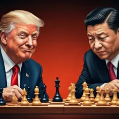 Donaldo Trump joga xadrez com Xi Jinping