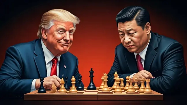 Donaldo Trump joga xadrez com Xi Jinping