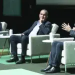 Renato Costa, presidente da Friboi e Aurélio Pavinato, CEO da SLC