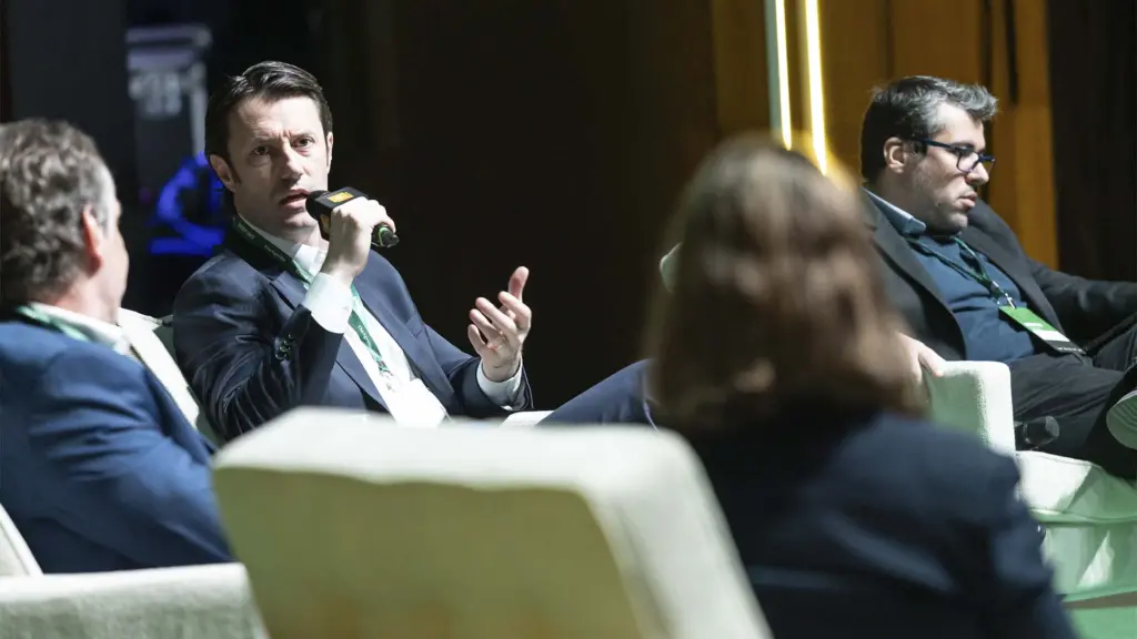 O vice-presidente comercial da Rumo, Altamir Perottoni Junior, durante o AGRO360