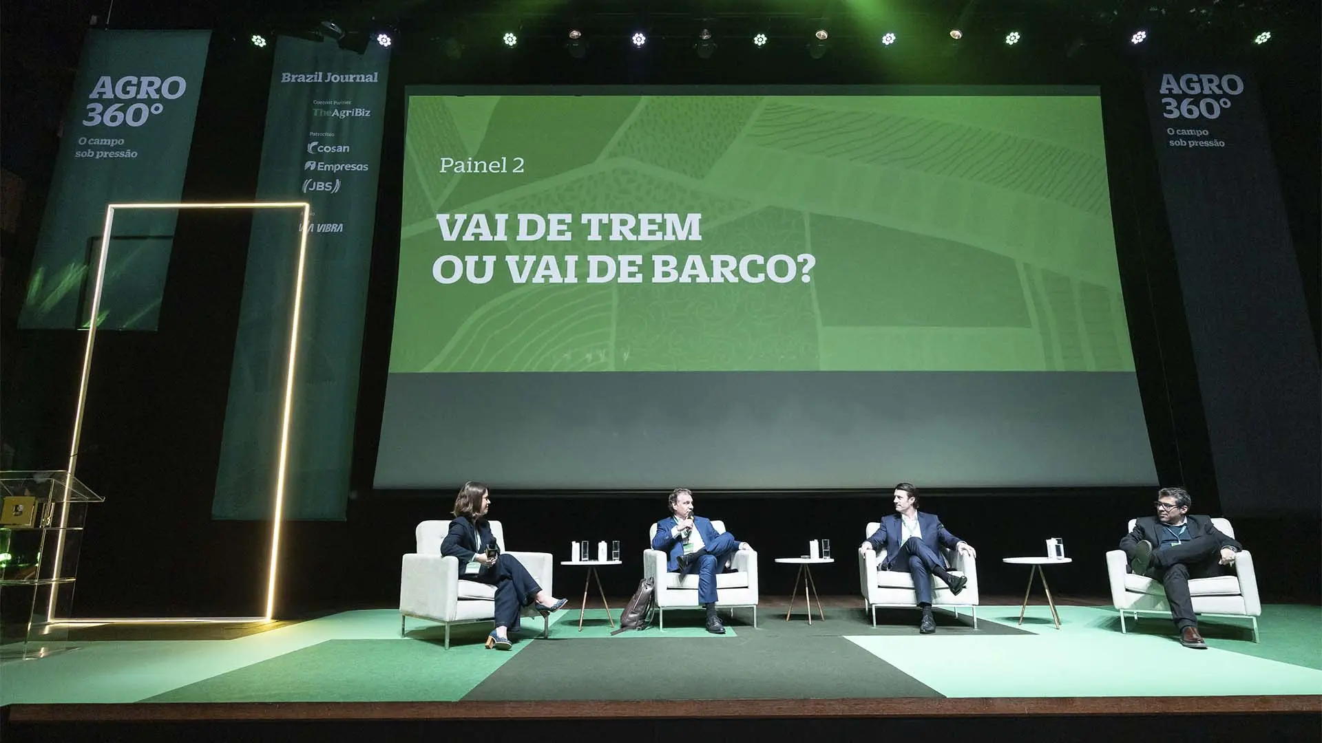 Painel sobre logística no AGRO360, evento do Brazil Journal em parceria com The AgriBiz