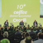 Painel de tradings durante o Coffee Dinner, evento de café do Cecafé | Crédito: Divulgação