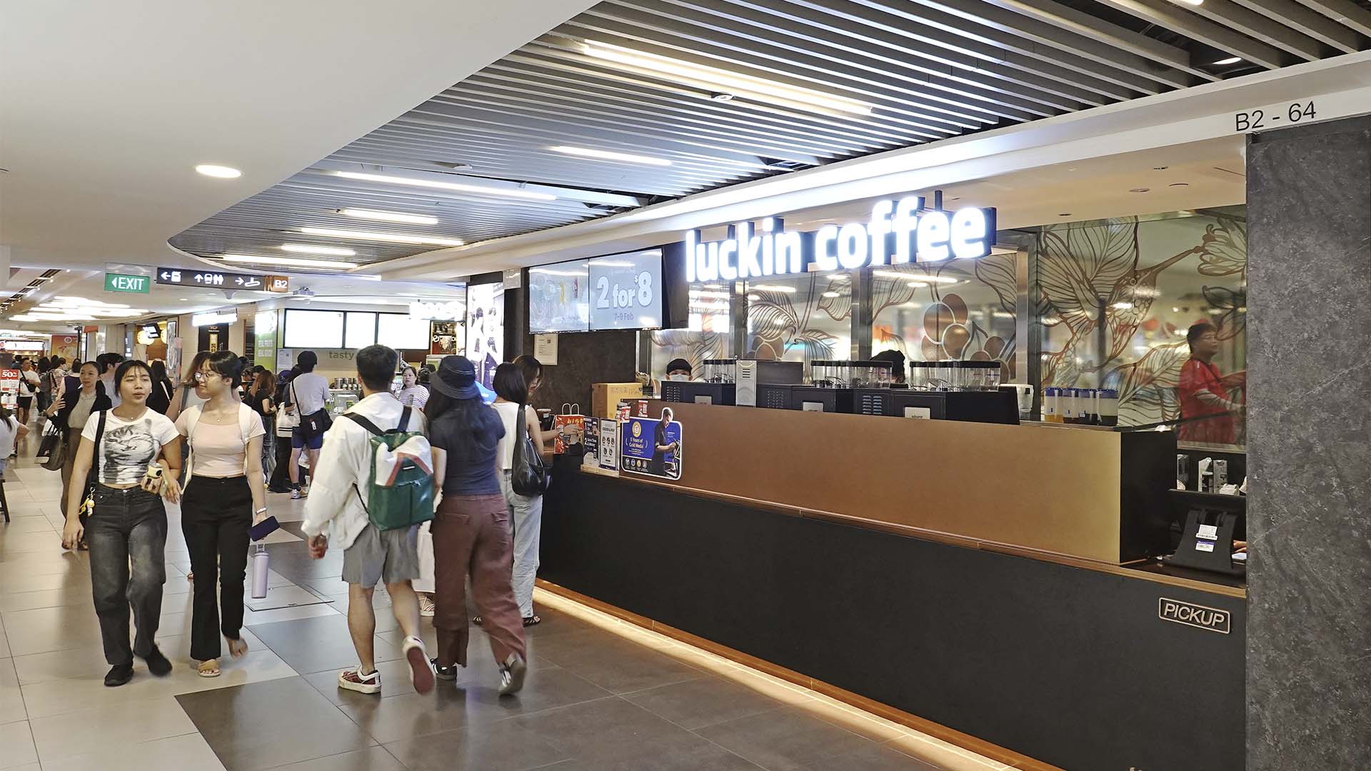 Loja da Luck In Coffee; consumo de café aumenta na Ásia e na China | Crédito: Schutterstock