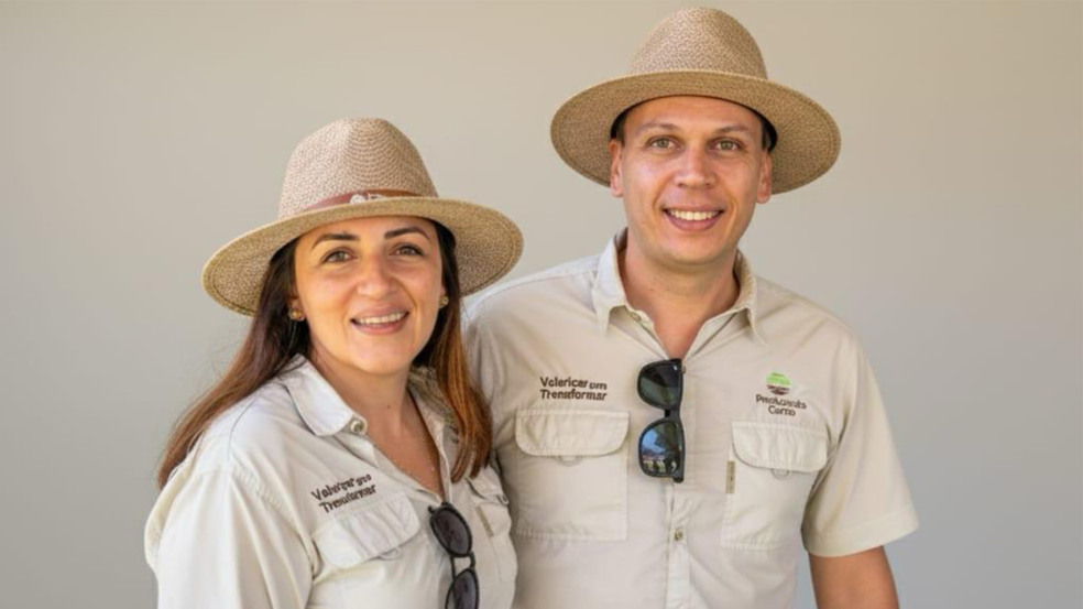 Aline e Charton Locks, fundadores da Produzindo Certo Aline e Charton Locks, fundadores da Produzindo Certo