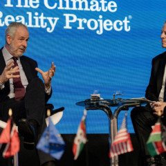 André Corrêa do Lago e Al Gore na COP30