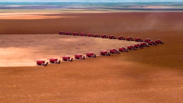 Crédito: Shutterstock | Fazenda de grãos no Mato Grosso