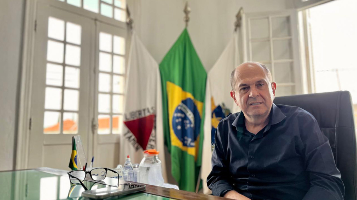 O prefeito de Guaxupé, Jarbas Corrêa Filho, o Jarbinhas