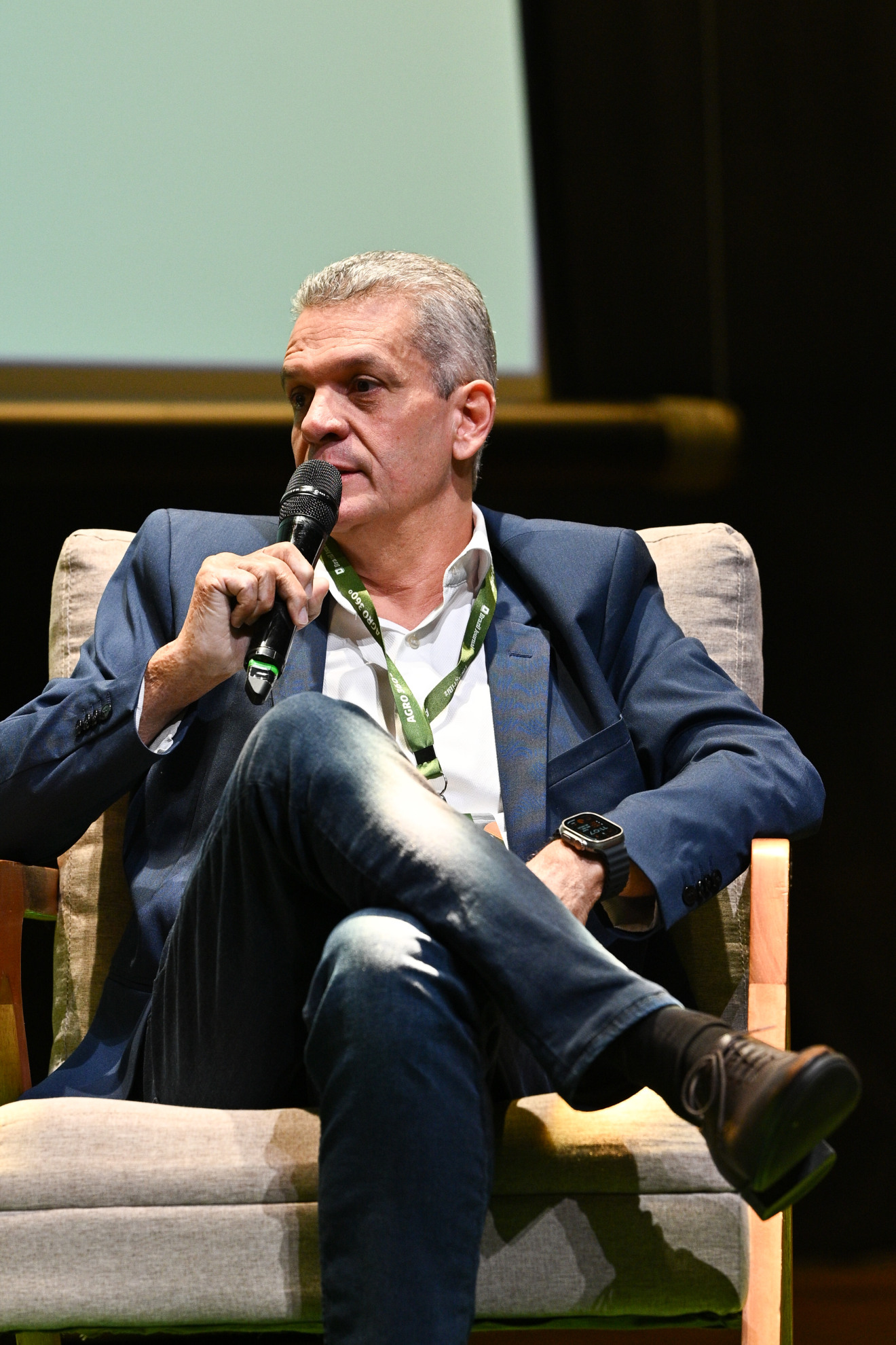 João Cézar Magalhães Júnior, diretor-executivo do Banco Original, durante o AGRO 360º